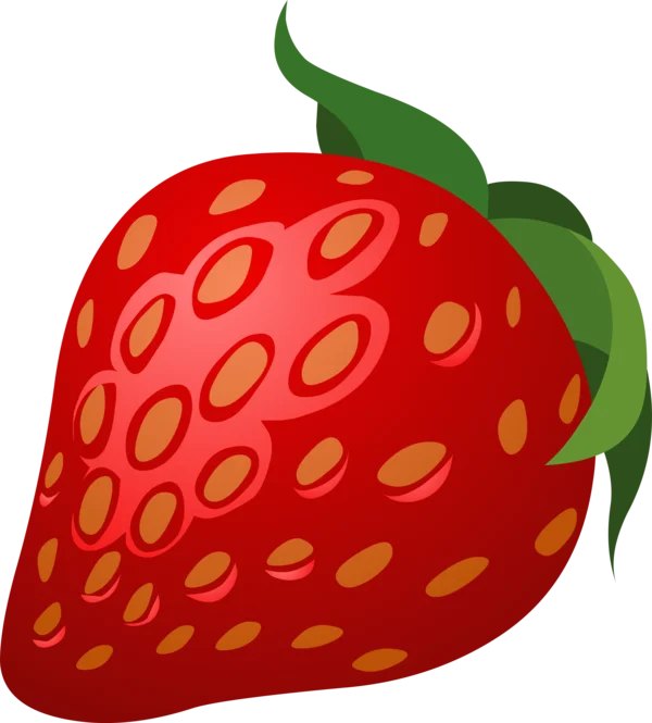 Cartoon Strawberry PNG Transparent Background