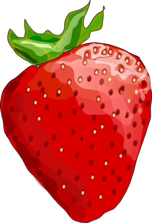Fresh Strawberry PNG Transparent Background