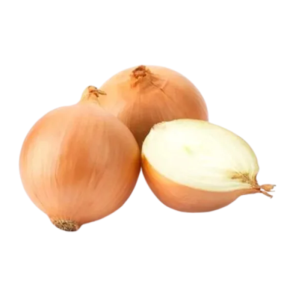 Fresh Onions with Half Cut PNG Transparent Background