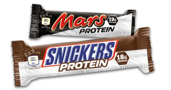 Mars and Snickers Protein Bar PNG Transparent Background