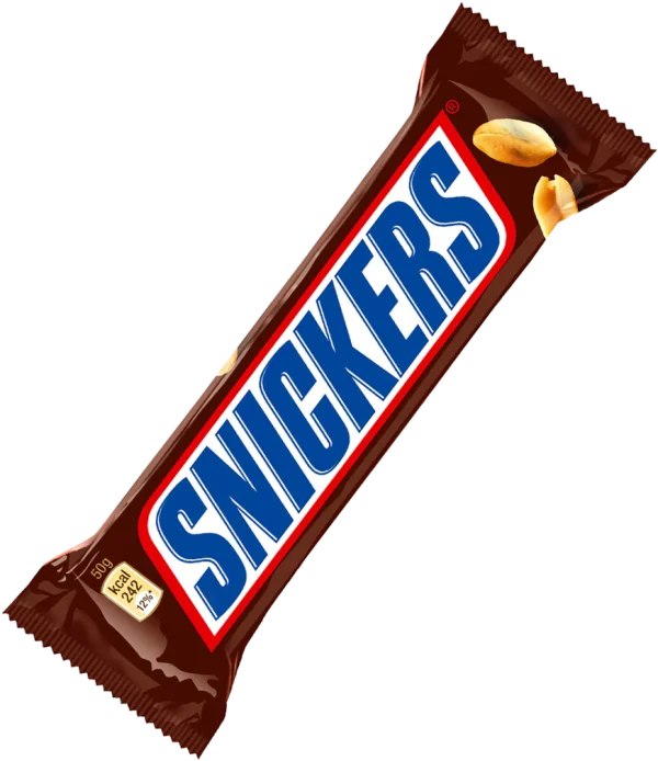 Snickers Candy Bar Transparent PNG