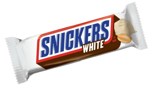 Snickers White Chocolate Bar PNG Transparent Background