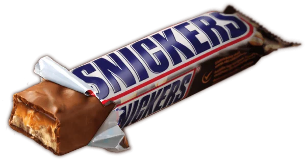 Snickers Bar PNG Transparent Background