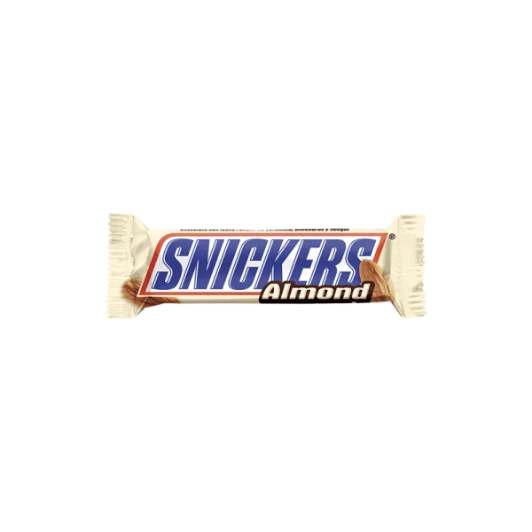 Snickers Almond Candy Bar PNG Transparent Background