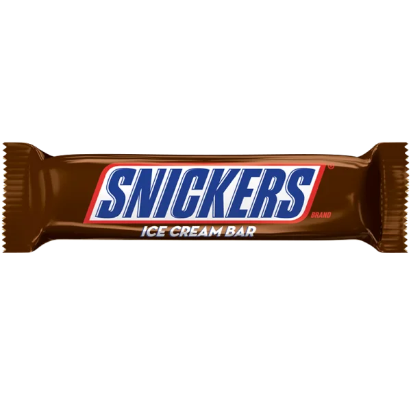 Snickers Ice Cream Bar PNG Transparent Background