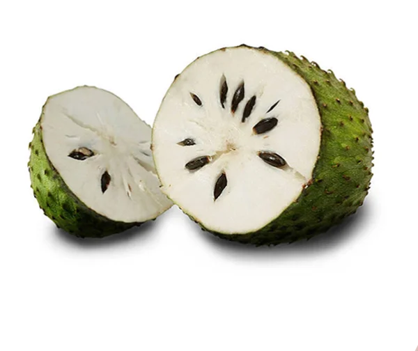 Soursop Fruit Cut in Half PNG Transparent Background