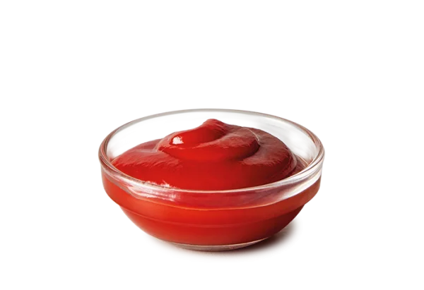 Ketchup in Glass Bowl Transparent PNG