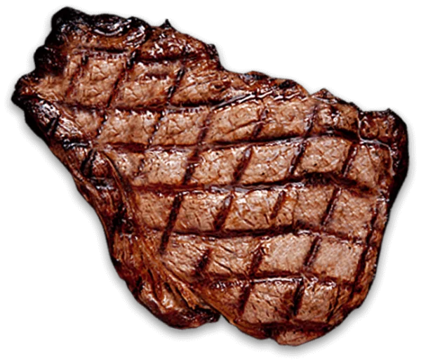 Grilled Steak with Grill Marks PNG