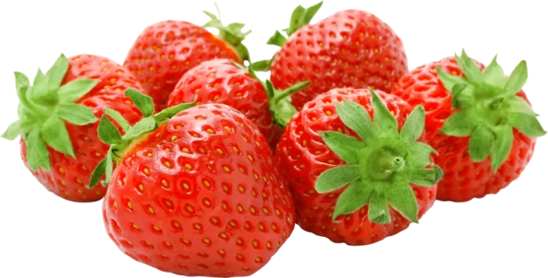 Fresh Strawberries PNG Transparent Background