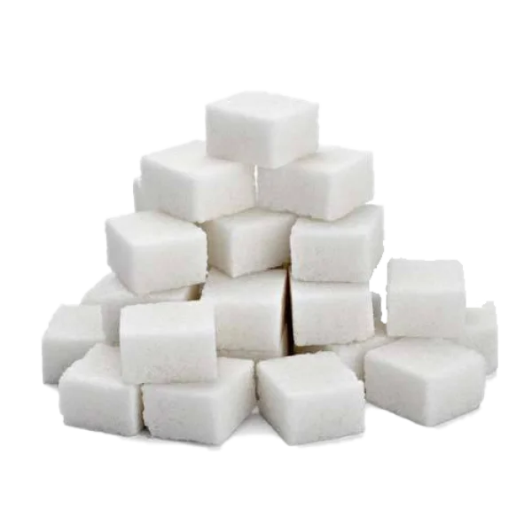 White Sugar Cubes Stack PNG