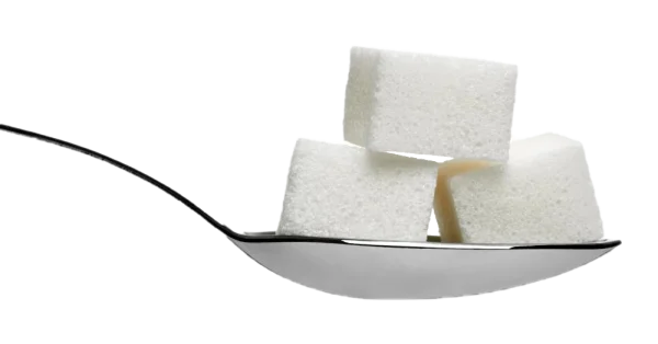 Sugar Cubes on Spoon PNG Transparent Background