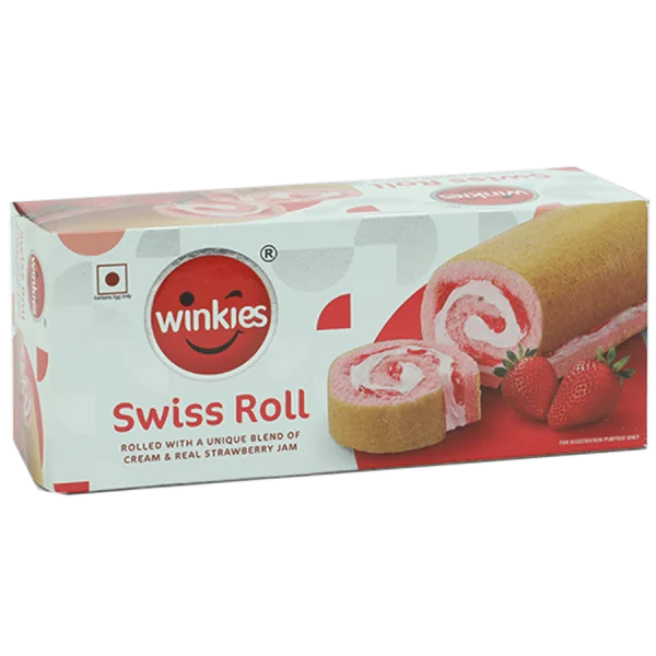 Winkies Swiss Roll Box PNG Transparent Background