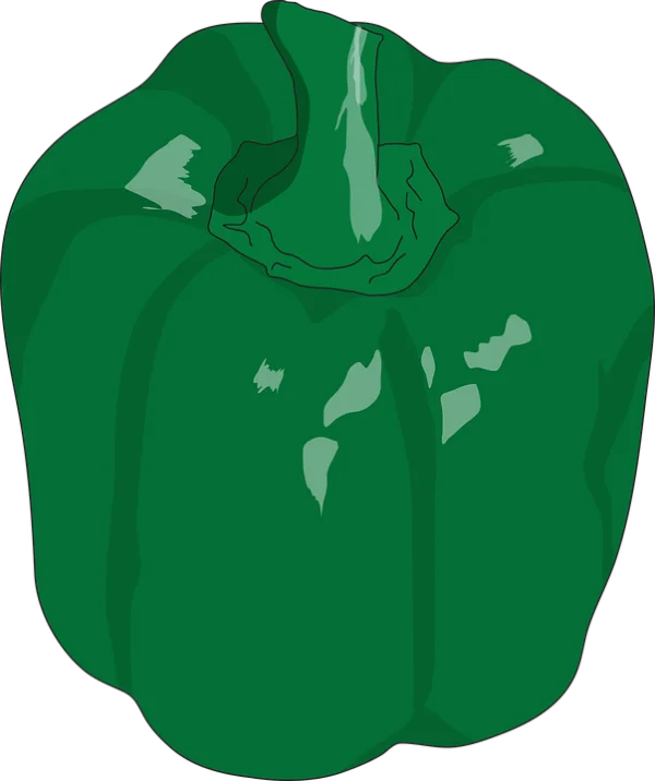 Green Bell Pepper PNG Transparent Background