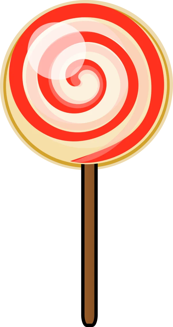 Swirl Lollipop PNG Transparent Background