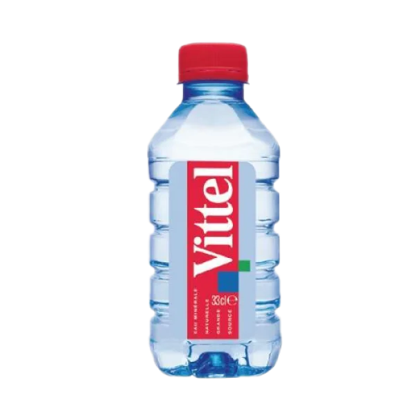Vittel Mineral Water Bottle PNG Transparent Background