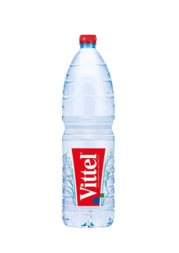 Vittel Water Bottle PNG Transparent Background