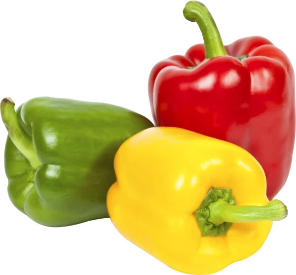 Colorful Bell Peppers PNG Transparent