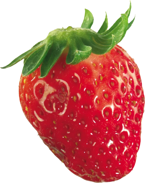 Fresh Ripe Strawberry PNG Transparent Background