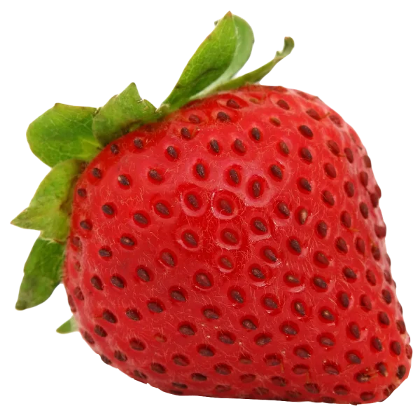 Fresh Red Strawberry PNG Transparent Background