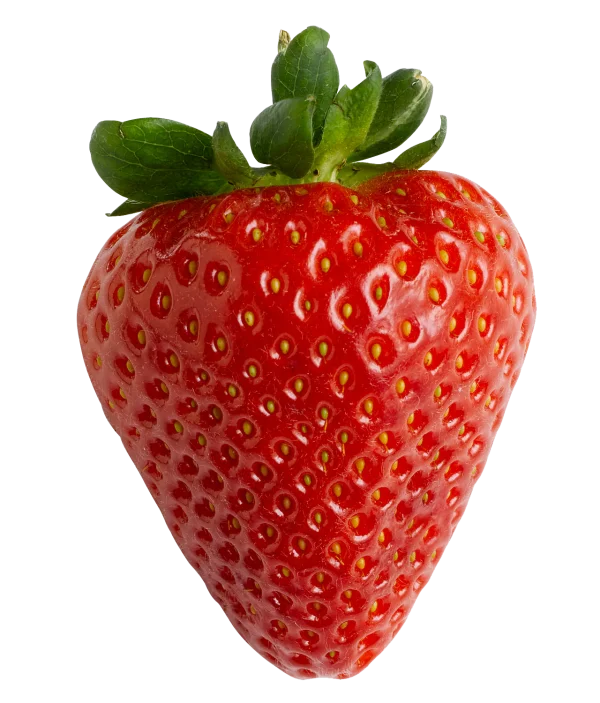 Fresh Red Strawberry PNG Transparent Background