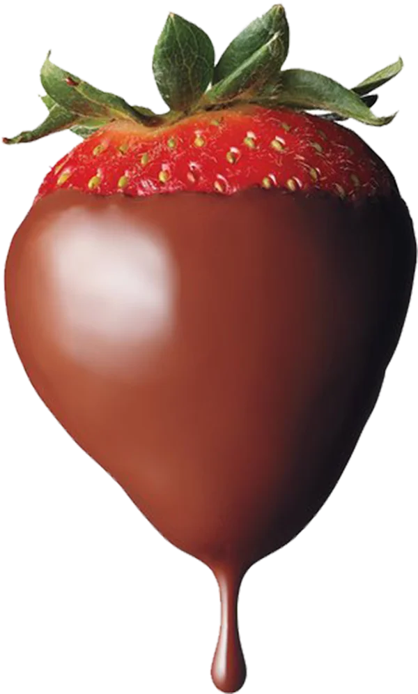 Chocolate Dipped Strawberry PNG Transparent