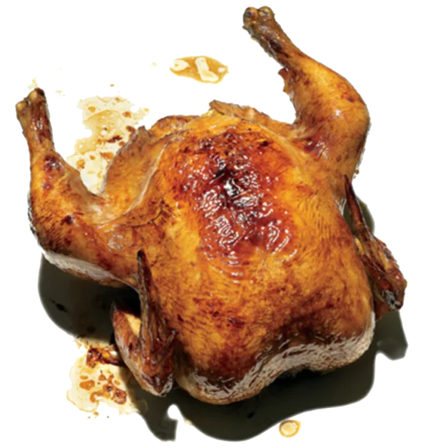 Whole Roasted Chicken PNG Transparent Background