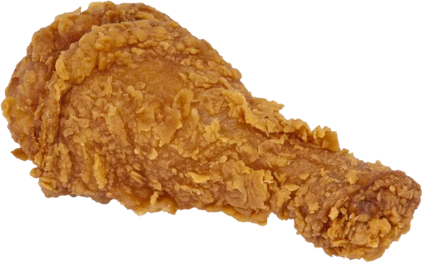Fried Chicken Drumstick PNG Transparent Background