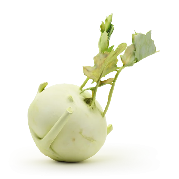 Kohlrabi Vegetable PNG Transparent Background