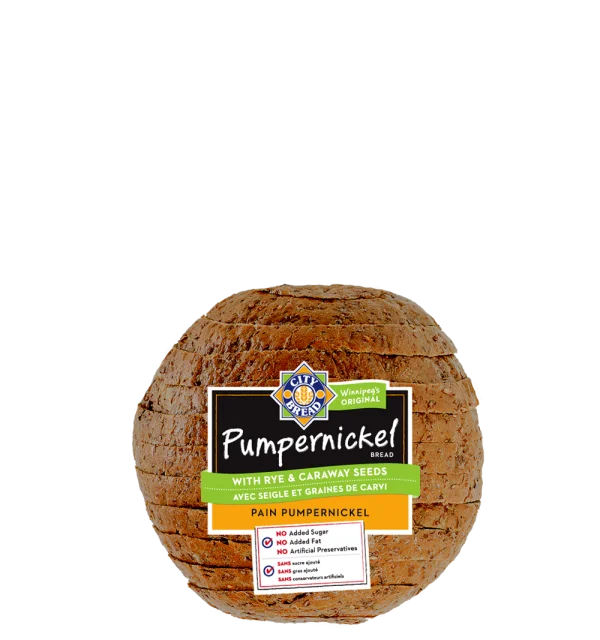 Sliced Pumpernickel Bread Loaf PNG