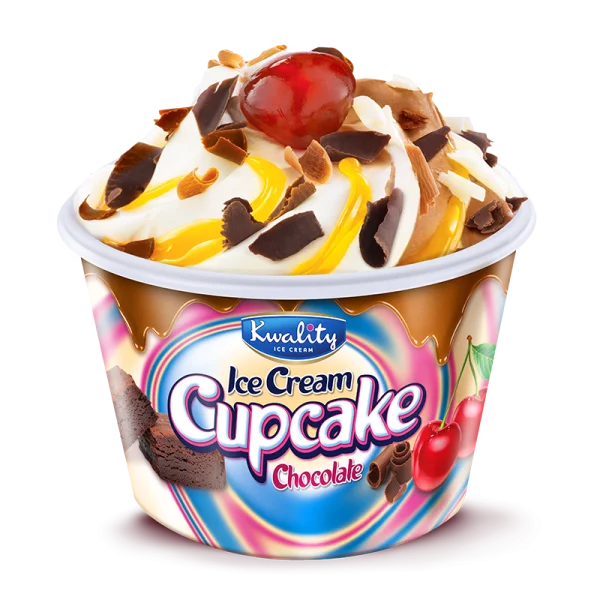 Kwality Ice Cream Cupcake Chocolate PNG