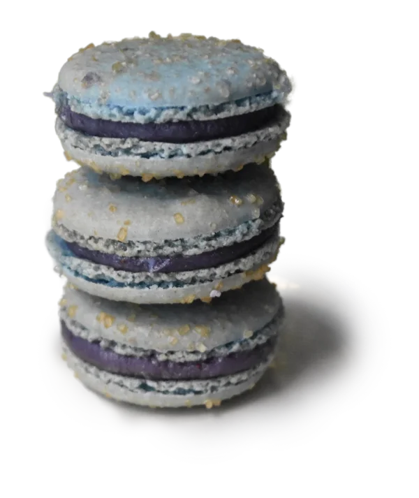 Blue Macarons Stack PNG Transparent Background
