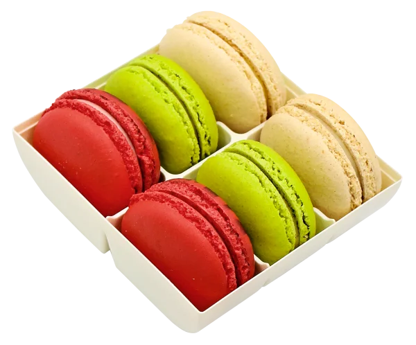 Assorted Macarons Box PNG Transparent Background