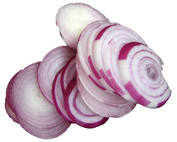Sliced Red Onion PNG Transparent Background