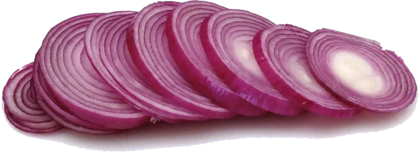 Sliced Red Onion PNG Transparent Background