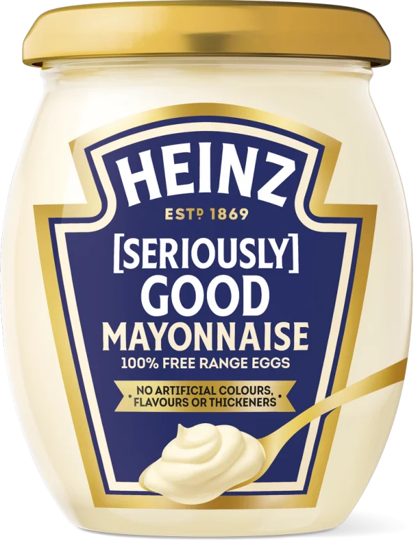 Heinz Seriously Good Mayonnaise Jar PNG Transparent Background