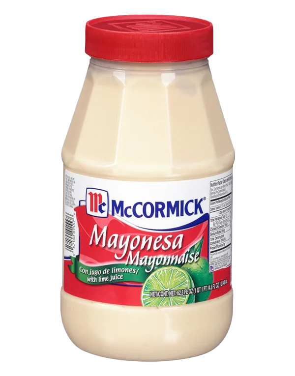 McCormick Mayonnaise with Lime Juice Jar PNG