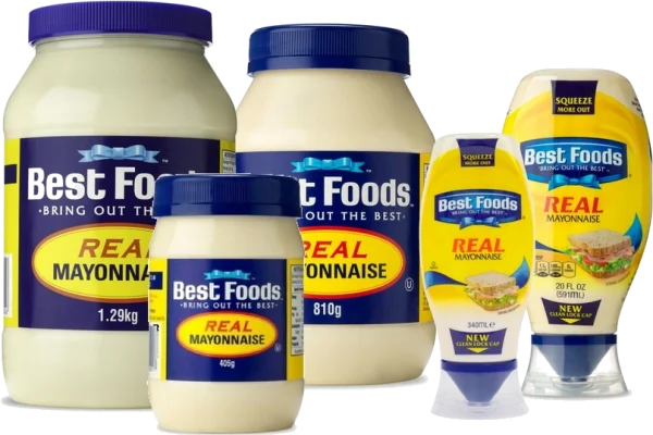 Best Foods Real Mayonnaise Assortment PNG Transparent