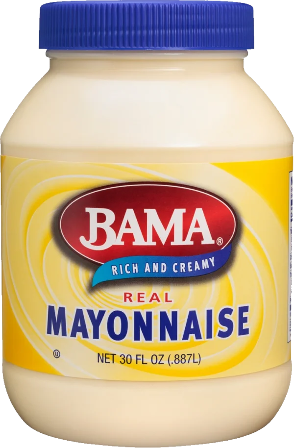 BAMA Real Mayonnaise Jar PNG