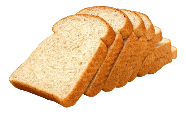 Whole Wheat Sliced Bread PNG Transparent