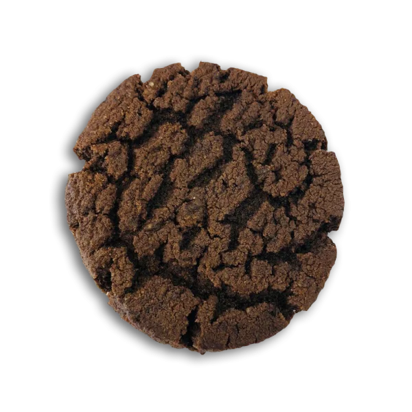 Dark Chocolate Crinkle Cookie PNG Transparent Background