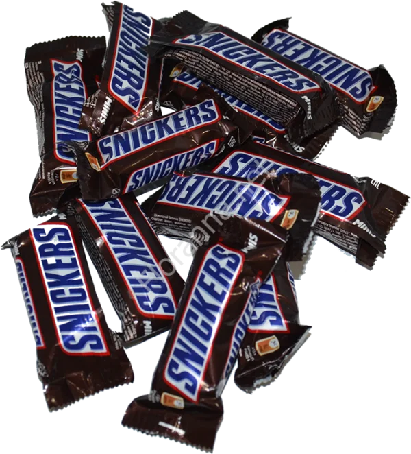 Snickers Mini Chocolate Bars PNG Transparent Background