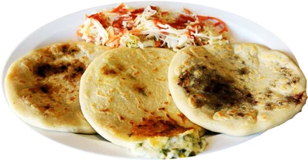 Pupusas with Curtido Transparent PNG