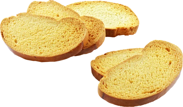 Toasted Bread Slices PNG Transparent Background