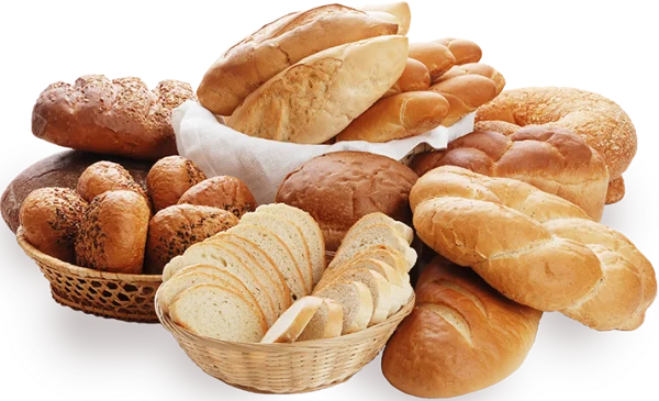 Assortment of Fresh Baked Bread PNG Transparent