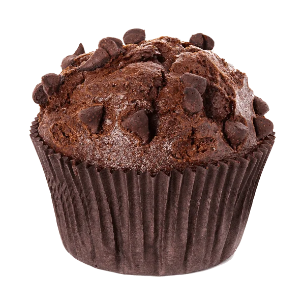 Chocolate Chip Muffin PNG Transparent Background