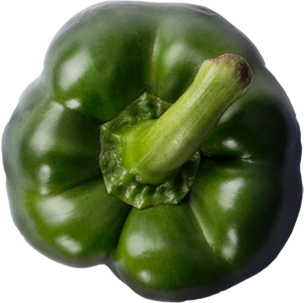 Green Bell Pepper PNG Transparent Background
