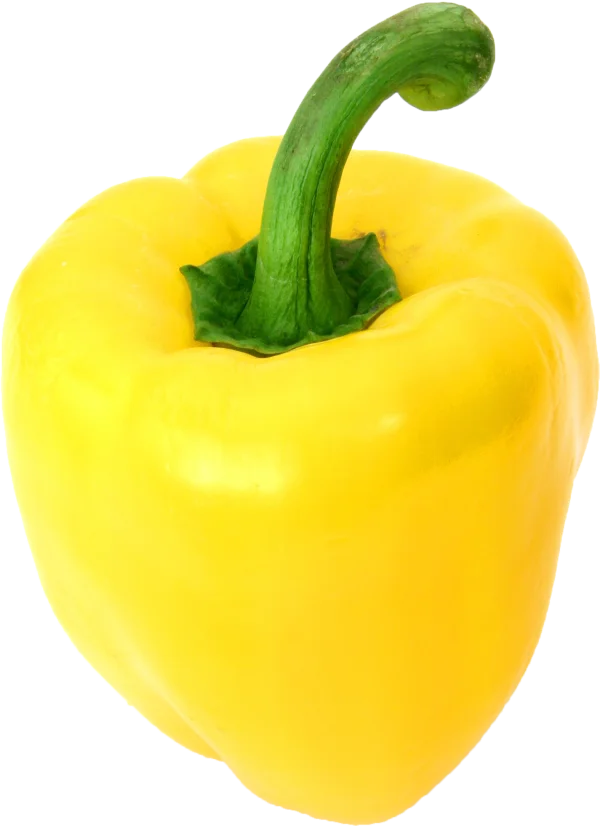 Yellow Bell Pepper PNG Transparent Background