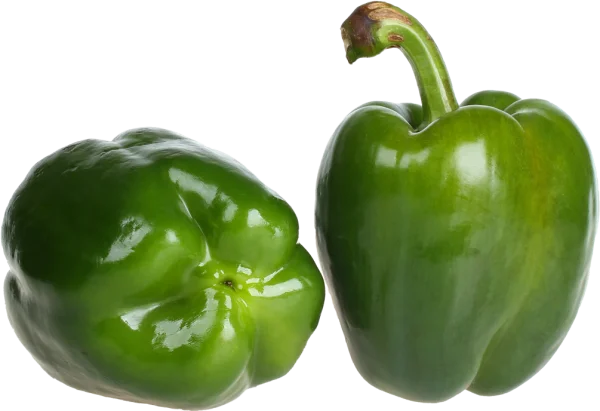 Green Bell Peppers PNG Transparent Background