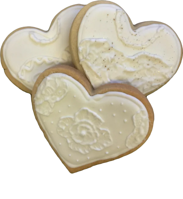 Heart Shaped Cookies PNG Transparent Background