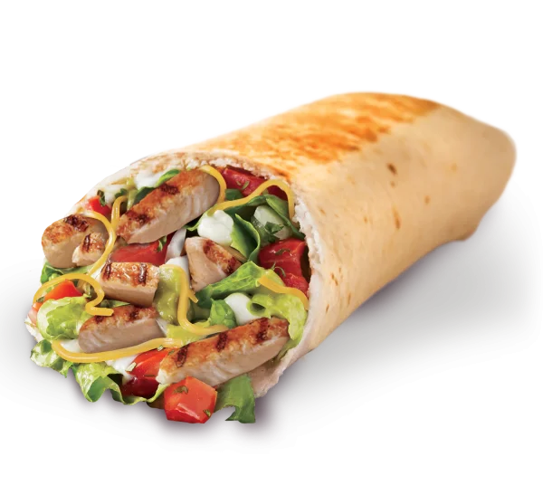 Grilled Chicken Wrap PNG Transparent Background